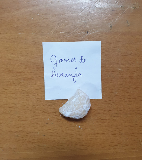 BROAS GOMOS DE LARANJA E AMÊNDOA CASEIRAS