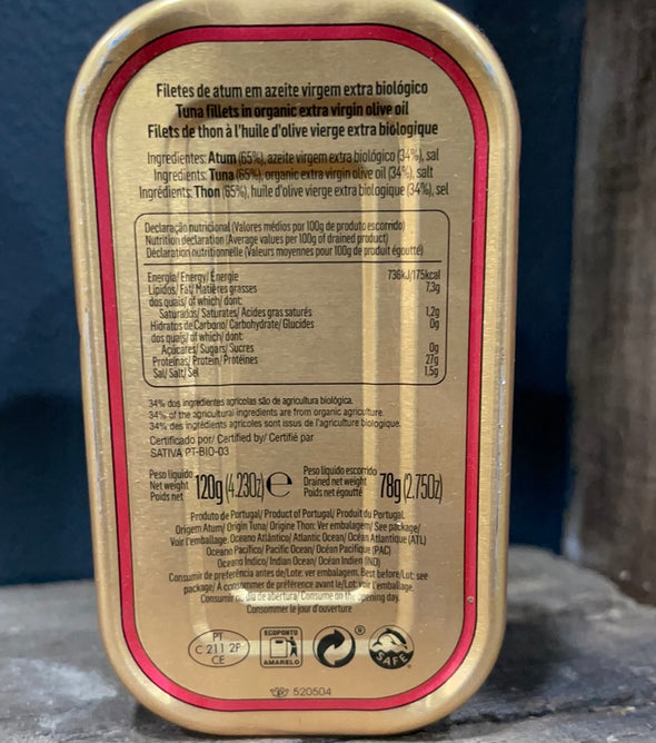 ATUM TENORIO FILETE AZEITE BIO